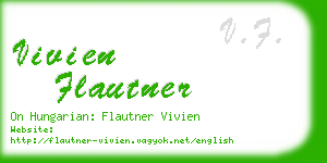 vivien flautner business card